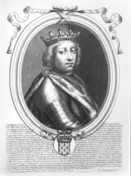Karl IV. (1294-1328) der Schöne, König von Frankreich und Navarra, aus 