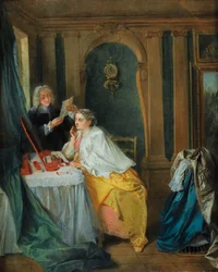 Madame Geoffrin bei ihrer Toilette