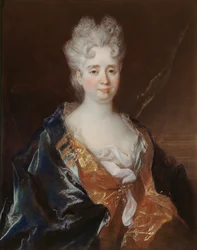 Porträt von Anne-Thérèse de Marguenat de Courcelles, Marquise de Lambert, ca. 1710