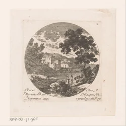 Hirte bei Hafenstadt