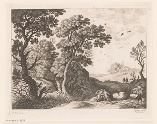 Landschaft mit Diana und einer Nymphe