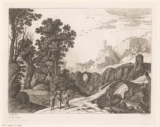 Landschaft mit Emmausjüngern