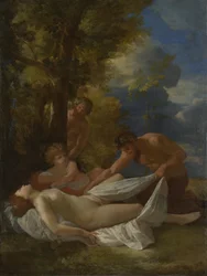 Nymphe mit Satyrn, ca. 1627