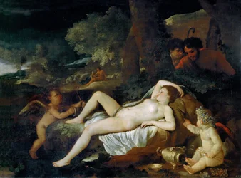 Ruhende Venus mit Amor, ca. 1624
