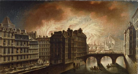 Der Brand des Hôtel-Dieu, 1772