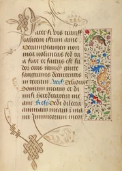 Geschmückte Textseite