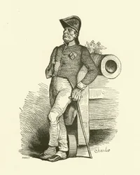 Der Pensionär (Gravur)