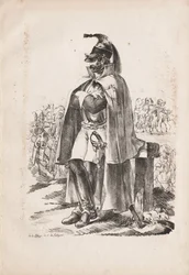 Militärische Kostüme: Kavallerist, 1814-1818