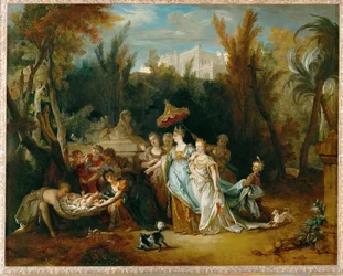 Moses aus den Wassern gerettet