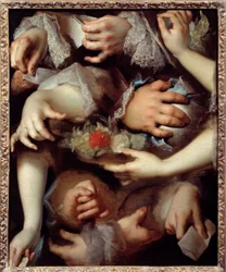 Handstudien. Gemälde von Nicolas De Largillière (1656-1746)