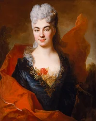 Porträt von Brigitte Ansart, ca. 1704