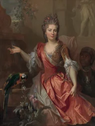 Porträt einer Frau, möglicherweise Madame Claude Lambert de Thorigny