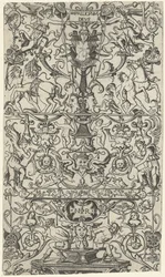 Fragment eines Ornament-Paneels mit Mars