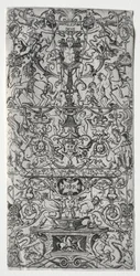 Ornamenttafel: Mars, Gott der Schlachten