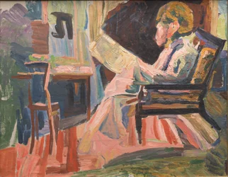 Lesende Figur