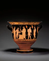 Attische rotfigurige Glockenkrater, ca. 420-400 v. Chr.