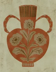 Rustikale Blumenvase