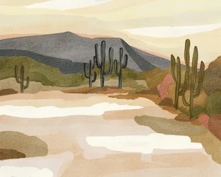 Saguaro-Wüstenruhe
