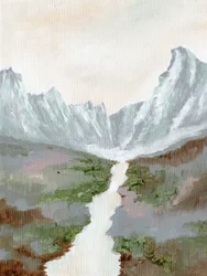 Ruhiges Bergtal