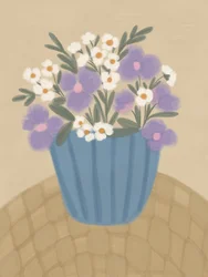 Weiche Lila Blumen