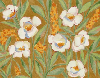 Lebendige Gartenblüten