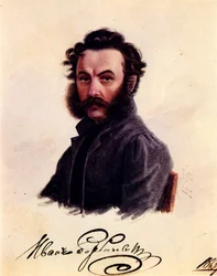 Porträt des Dekabristen Ivan Horbachevsky