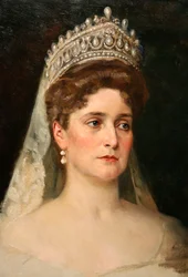 Porträt der Kaiserin Alexandra Feodorowna, 1907