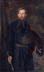 Porträt des Künstlers Viktor Vasnetsov