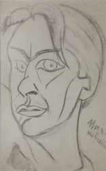 Dichter Wladimir Majakowski (1893-1930) (1913)
