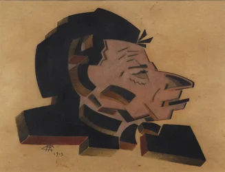 Porträt von Wsewolod Meyerhold 1874-1940, 1913