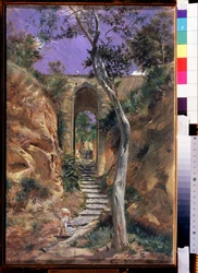 Die Brücke von Vico (Korsika?)