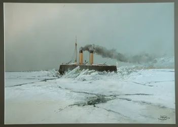 Der russische Eisbrecher Jermak