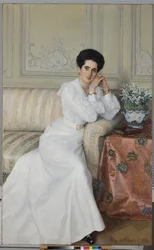Porträt der Gräfin Darya Mikhaylovna Gorchakova, geb. Bibikova, 1903