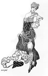 La Folichonette Illustration für das Journal Vesy The Scales