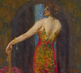 Porträt von Evfimia Nosova, geb. Ryabushinskaya 1881-1960