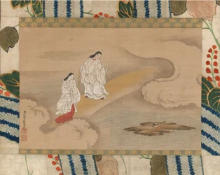 Der Gott Izanagi und die Göttin Izanami, 18. Jahrhundert