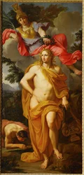 Apollo von Minerva gekrönt