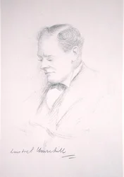 Porträt von Winston Churchill