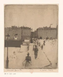 Ansicht der Pont Neuf in Paris