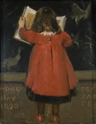 Porträt der Tochter des Künstlers, Alethea Garstin