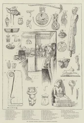 Mr Flinders Petries Ausstellung ägyptischer Antiquitäten