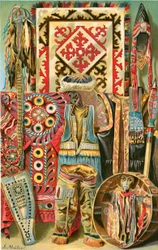 Kultur der Mongolen: Stoffe und Designs