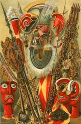 Polynesische Kultur: Waffen und Designs