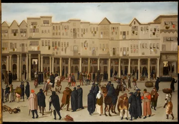 Stadtszene in Lissabon