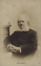 Henrik Ibsen (1828-1906), norwegischer Dramatiker