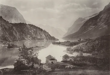 Blick auf den Loen-See, Nordfjord