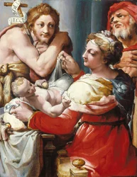 Die Heilige Familie mit Johannes dem Täufer