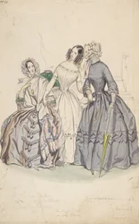 Kostümentwurf, 1836-37