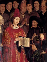 Polyptychon des Heiligen Vinzenz. Porträt von Heiligen Vinzenz und Heinrich dem Seefahrer (1394-1460), Prinz von Portugal