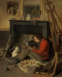 Innenraum eines Ateliers